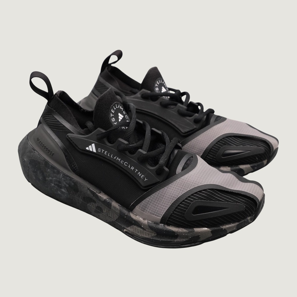 Adidas Stella McCartney Ultraboost Light Women 6.5 Black Leopard HQ8666 Running